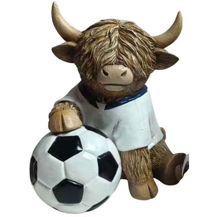 Football Highland Cow