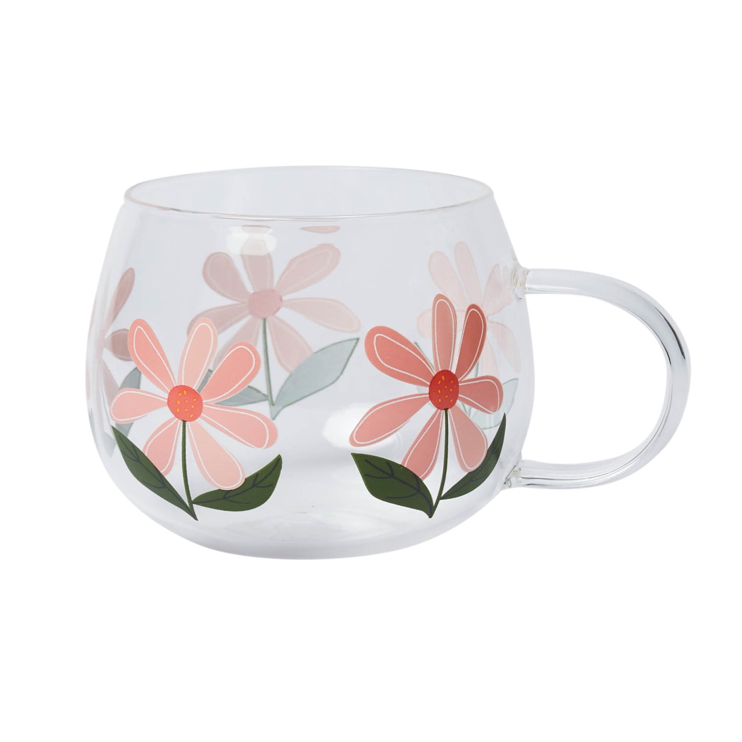 Belly Button Designs Glass Mug - Olive