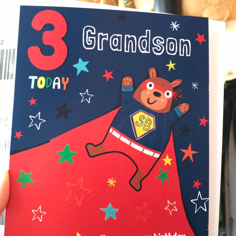Age Relations - Grandson 3rd Birthday