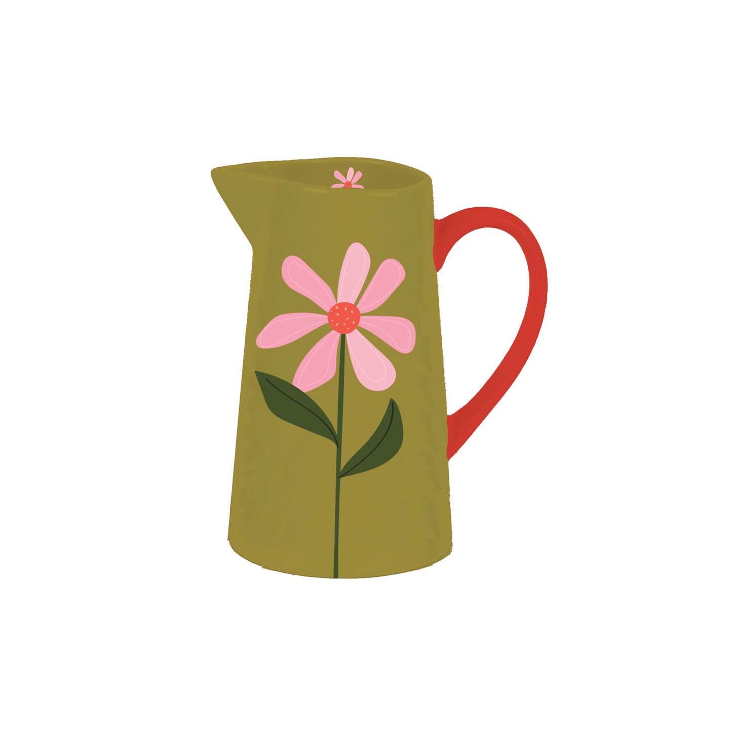 Belly Button Designs Medium Jug - Olive