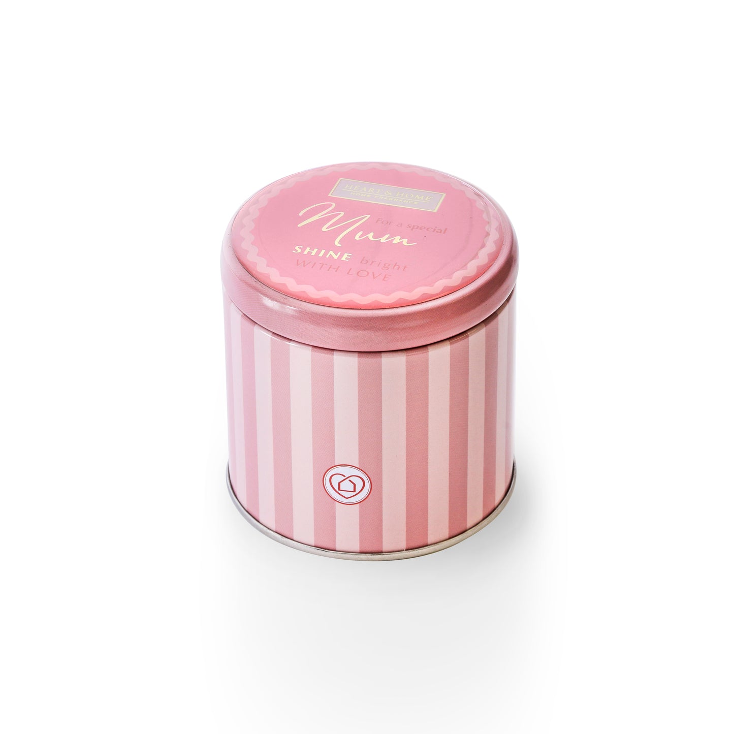 Heart & Home Tin Candle