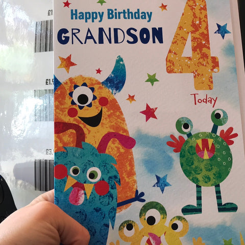 Age Relations - Grandson 4th Birthday