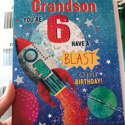 Age Relations - Grandson 6th Birthday