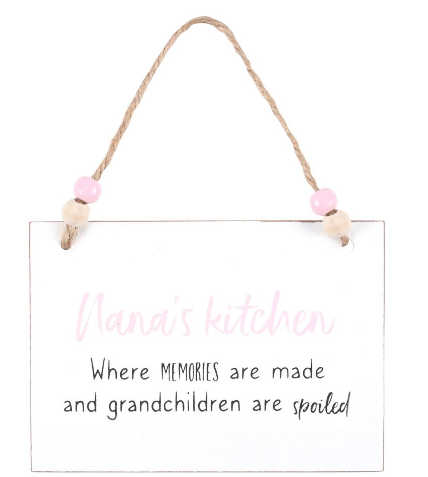 Nanas Kitchen Hanging Sign