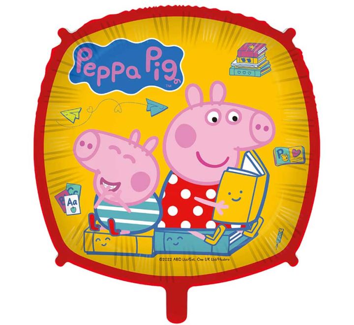 18” Licensed Balloon - Procos - Peppa Reading