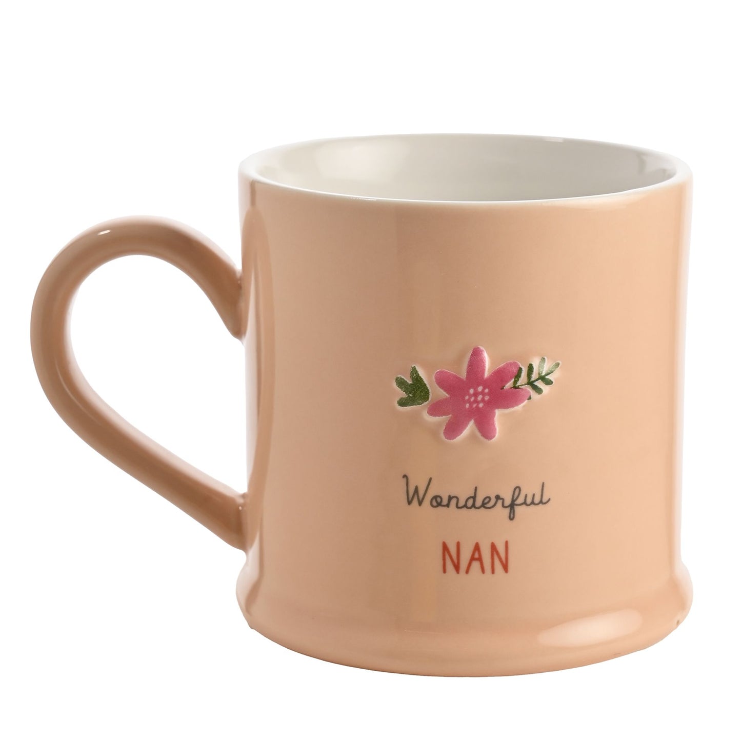 Love Life Embossed Mug - Nan