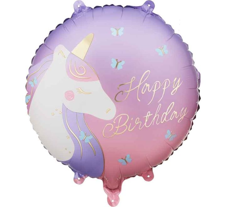 18" Balloon - PartyDeco - Unicorn