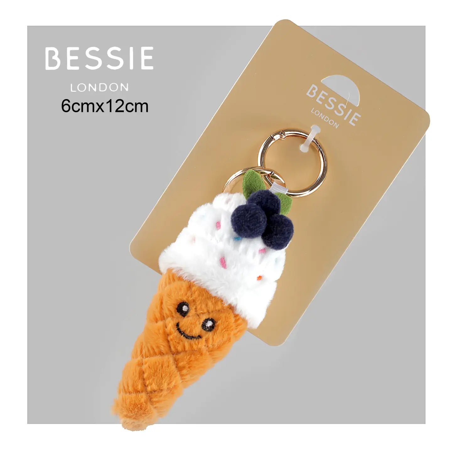 Bessie London Croissant Bag Charm