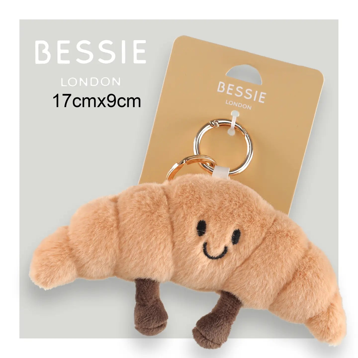 Bessie London Croissant Bag Charm