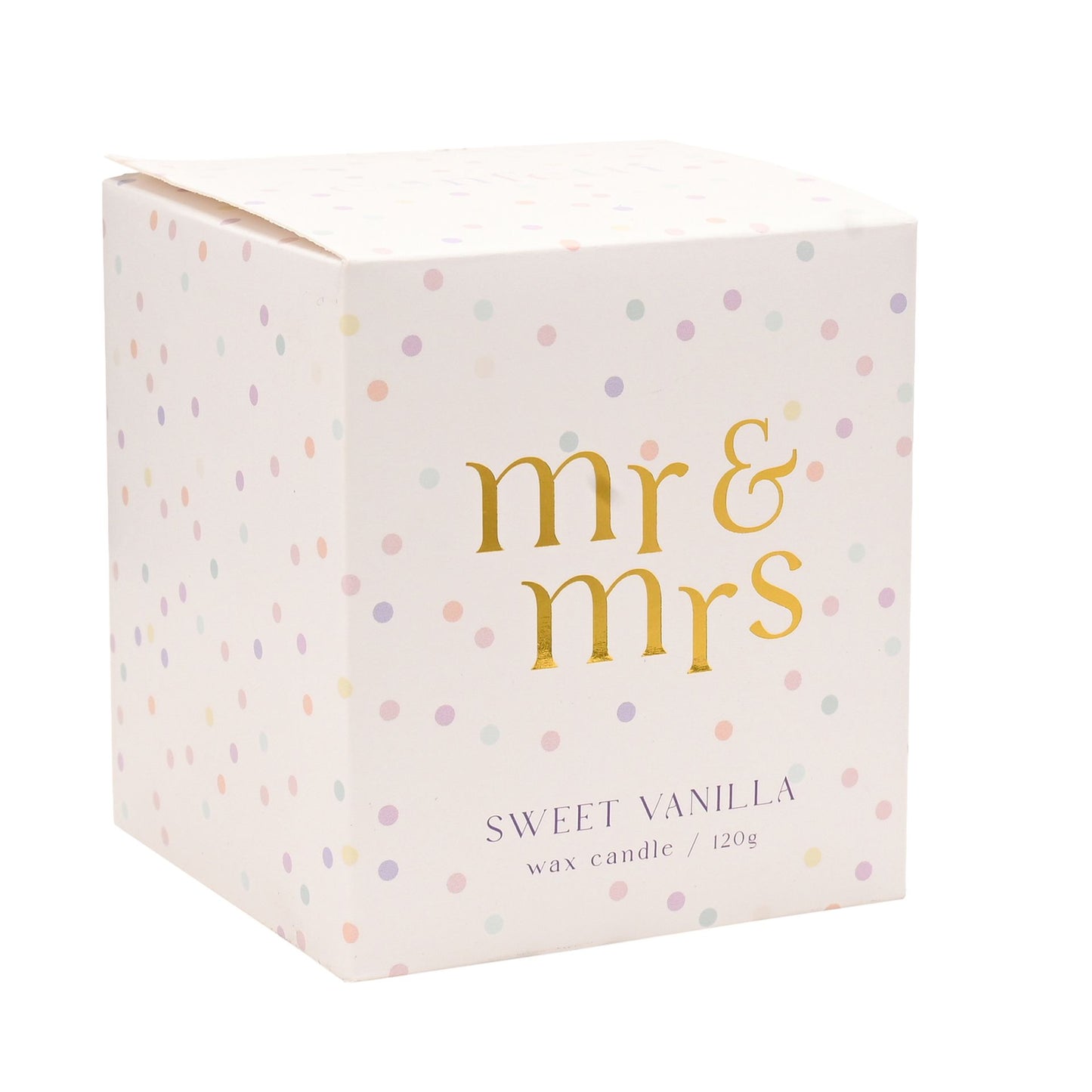 Confetti - Mr & Mrs Candle