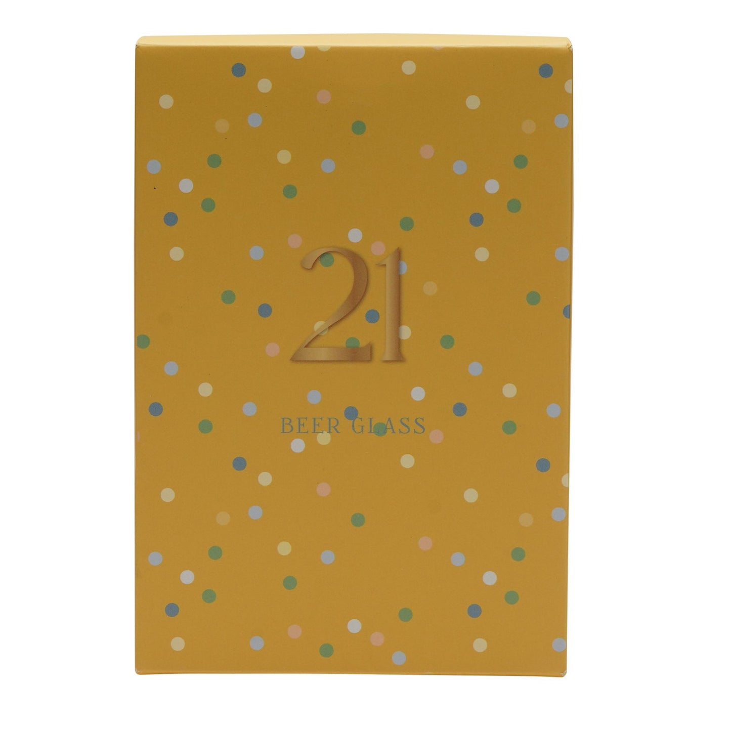 Confetti Beer Glass - 21st