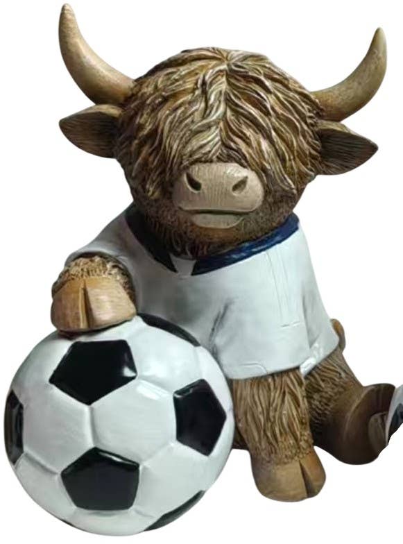 Football Highland Cow
