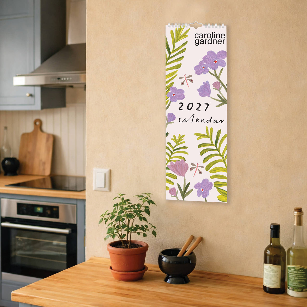 Caroline Gardner 2027 Wildlife Slim Calendar
