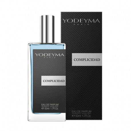 A bottle of Yodeyma parfum 50ml with its packaging, the name is complicidad a seductive and bold fragrance that opens with a sparkling burst of ginger, thyme, and citrusy freshness. It then unfolds into a warm, creamy heart of vanilla, liquor, and cinnamon with subtle leathery undertones. The base melds myrrh, sugar, cedar, and patchouli into a rich, irresistible trail that teeters between boozy sweetness and magnetic sensuality.
Smells like: Pure XS by Paco Robanne.