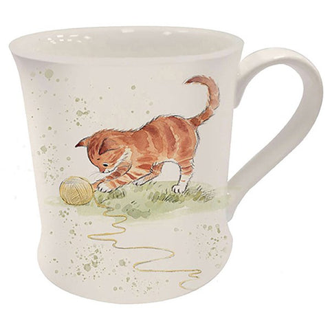 Pawsitively Purrrfect Ginger Cat Mug