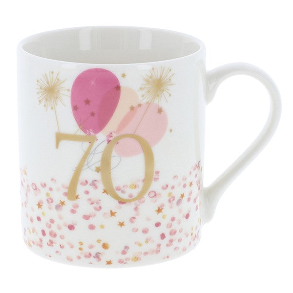 Female Age Mug - 70th