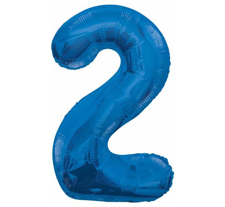 Number Balloon Blue - 2