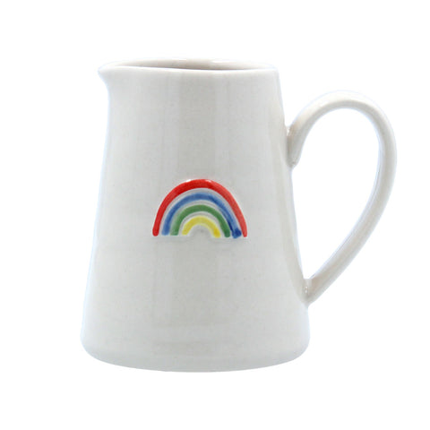 Gisela Graham Ceramic Mini Jug - Rainbow