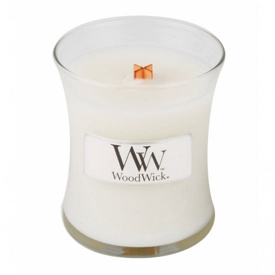 Woodwick Medium Hourglass candle - Linen
