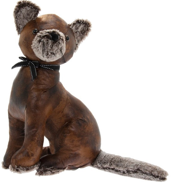 Faux Leather Cat Doorstop Newmans Of Rothwell