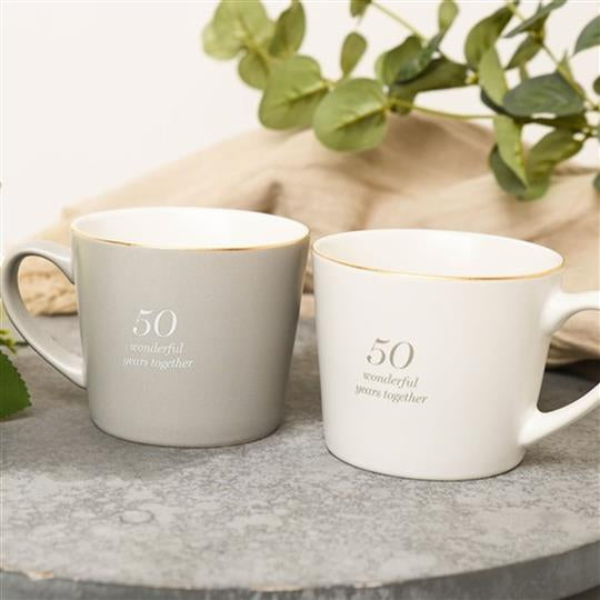 Amore - 50th Anniversary Mugs