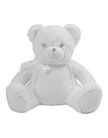 Personalised Zippie White Bear