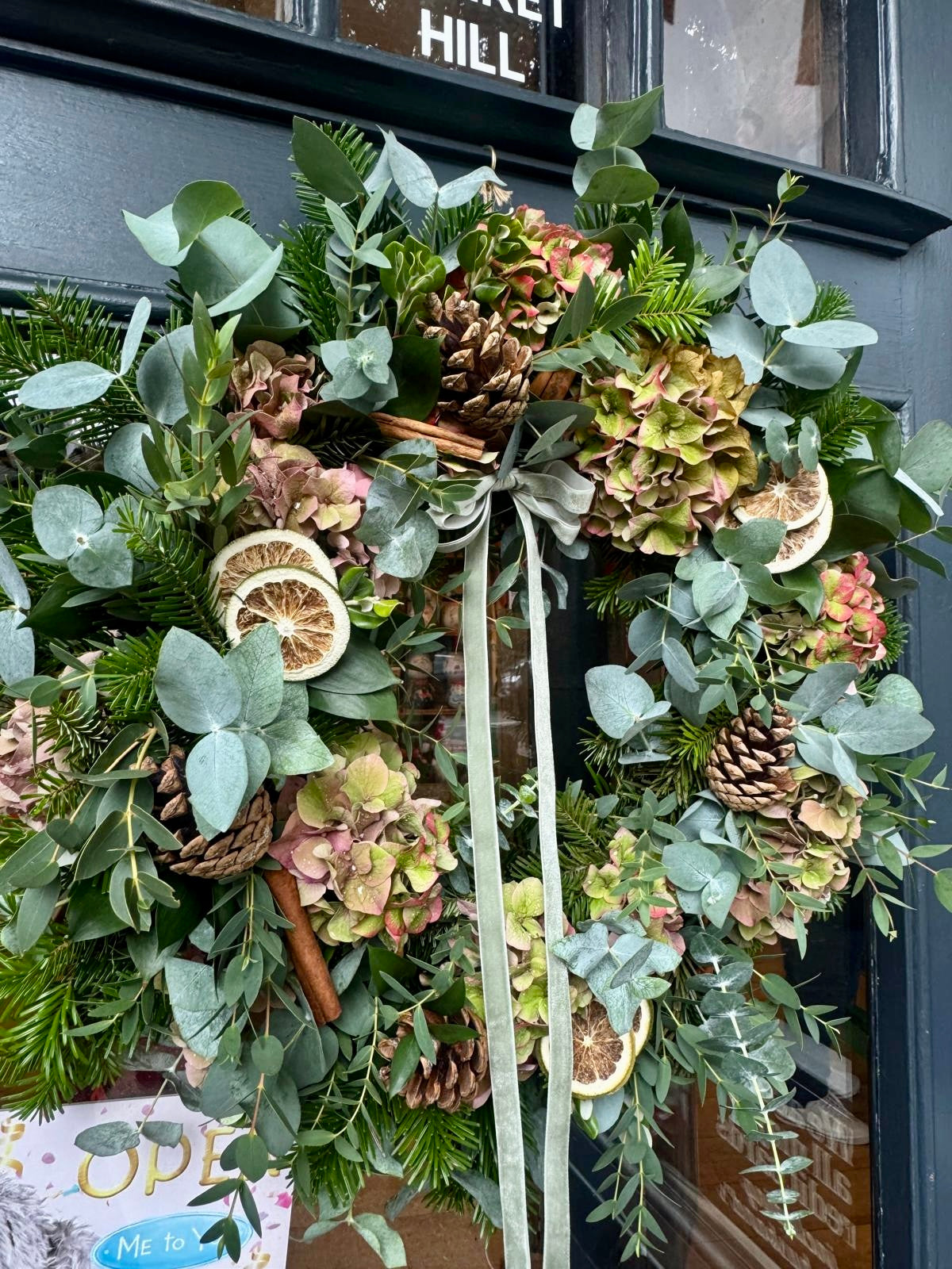 Lucky Blooms Christmas Wreath