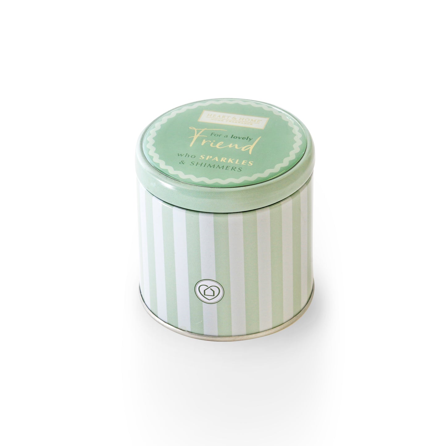 Heart & Home Tin Candle