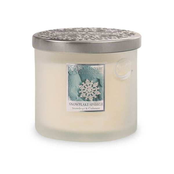 Twin Wick Candle - Snowflake Sparkle