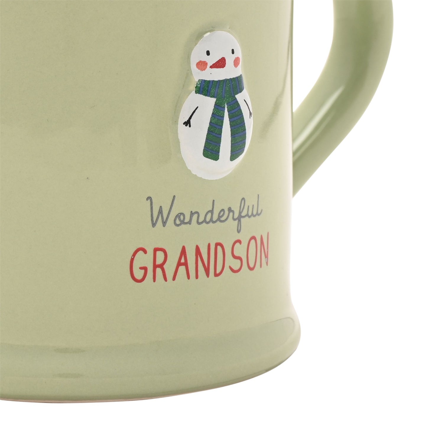 Christmas Embossed Mug - Grandson