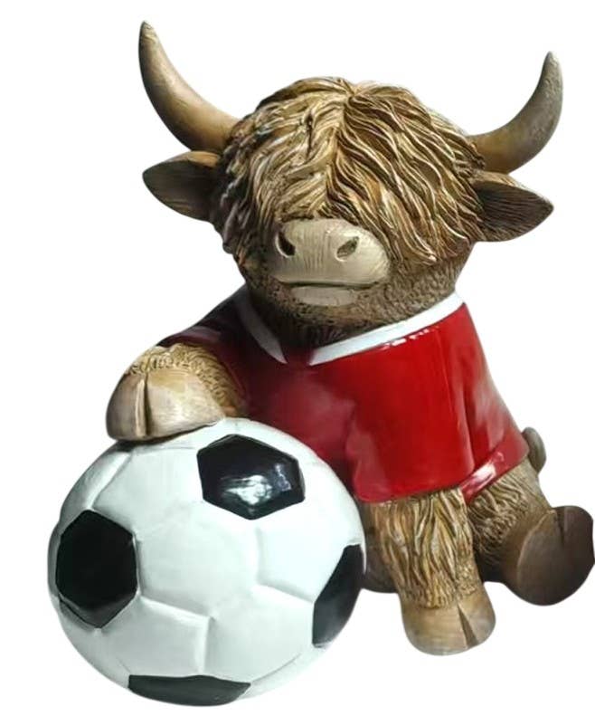 Football Highland Cow