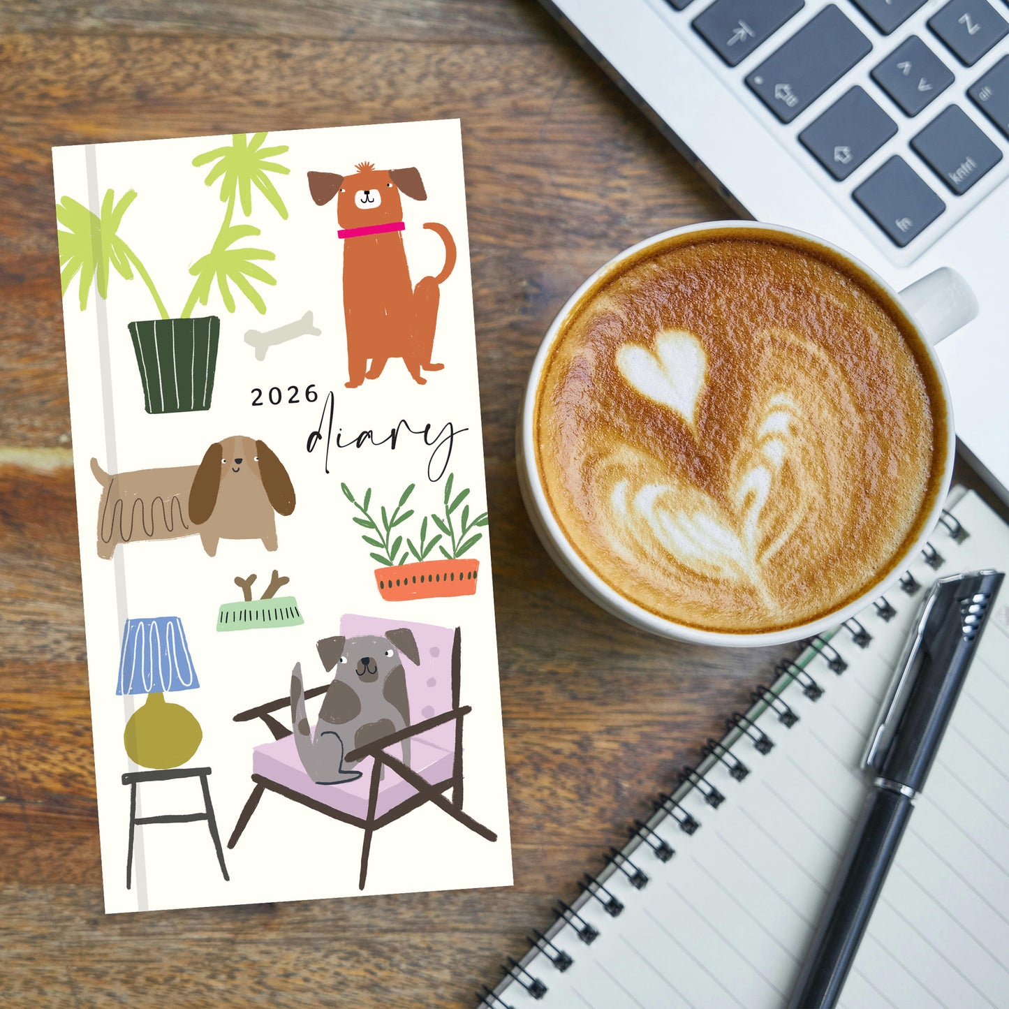 Caroline Gardner Dogs Slim 2026 Diary