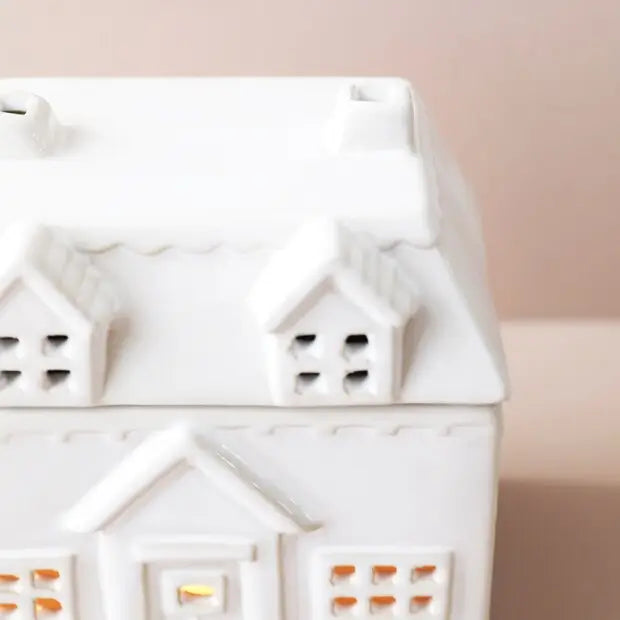 Wax Warmers - White Ceramic House