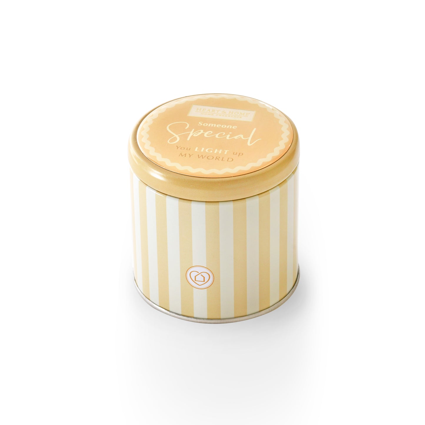Heart & Home Tin Candle