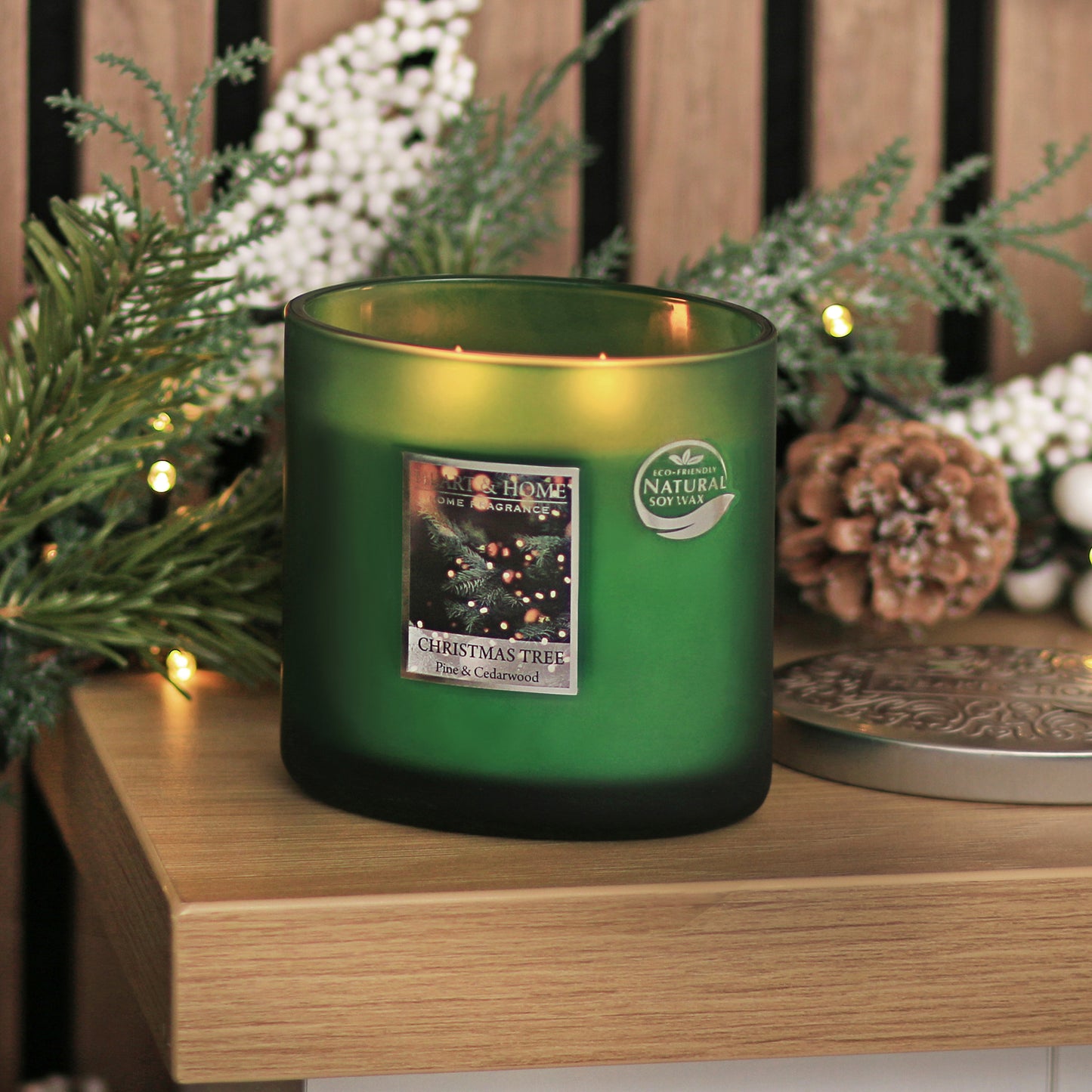 Twin Wick Candle - Christmas Tree