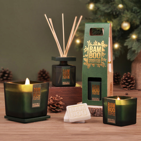 Large Jar Candle - Winter Pine And Cedarwood