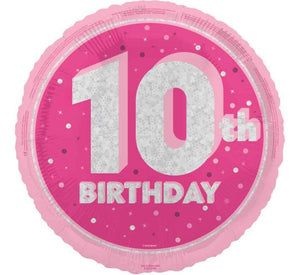 18” Balloon - Unique - 10th Girls