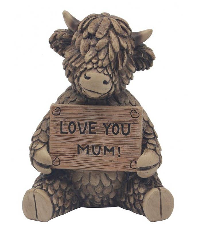 Highland Cow "LOVE YOU MUM "