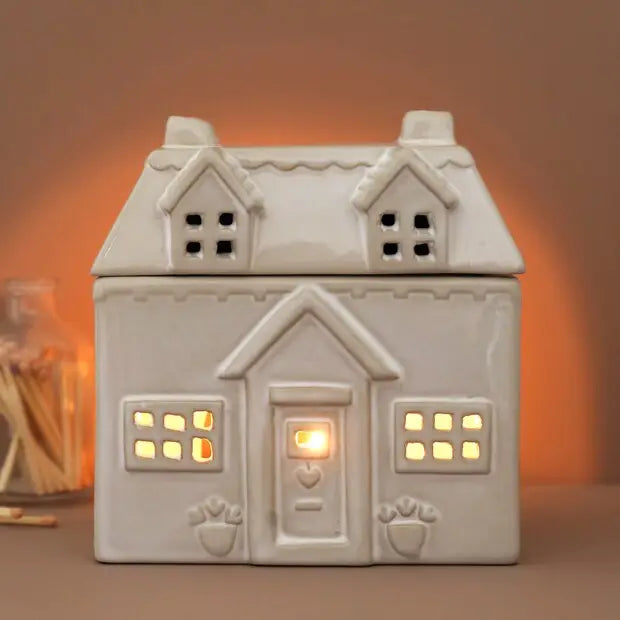 Wax Warmers - White Ceramic House