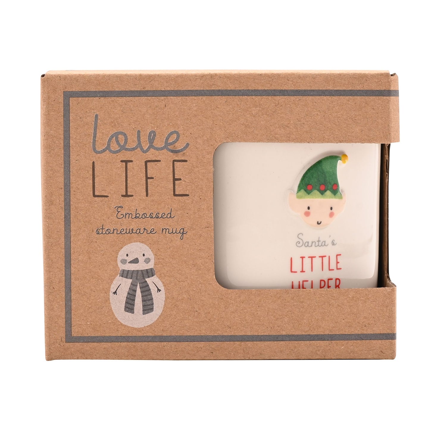 Christmas Embossed Mug - Elf