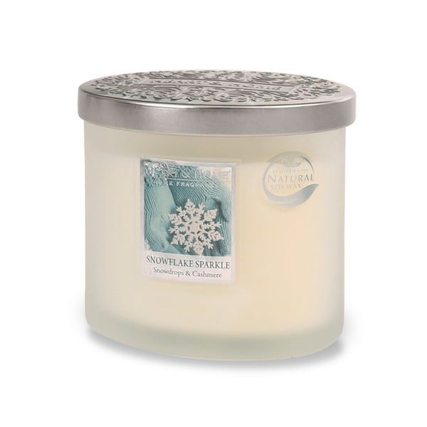 Twin Wick Candle - Snowflake Sparkle