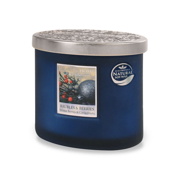 Twin Wick Candle - Baubles And Berries