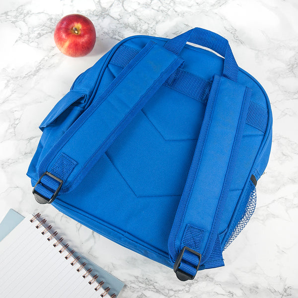 Personalised Kid's Blue Mini Rucksack