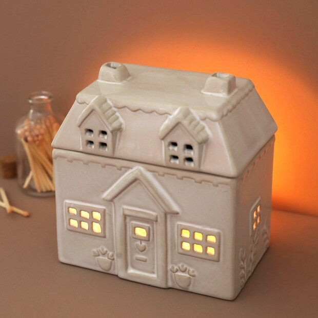 Wax Warmers - White Ceramic House