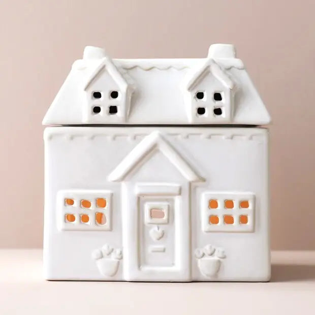 Wax Warmers - White Ceramic House