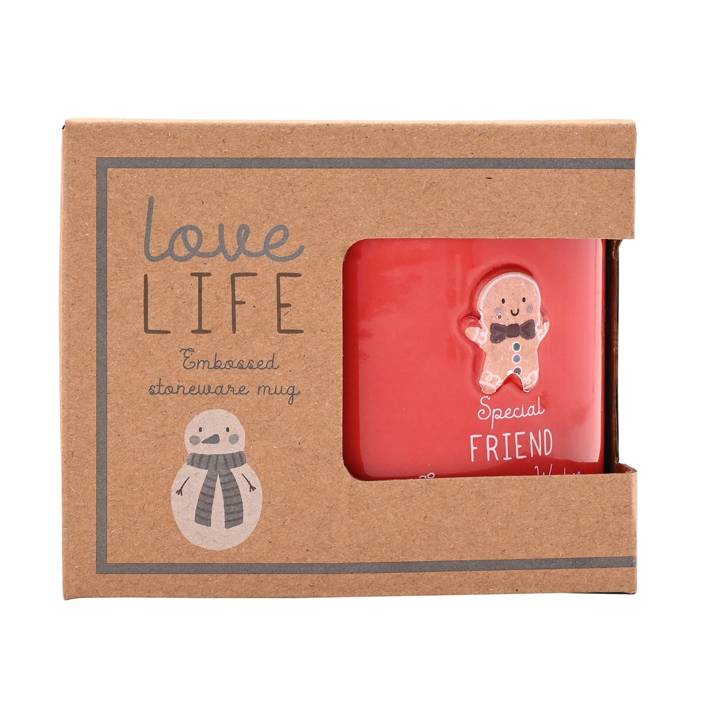 Christmas Embossed Mug - Friend