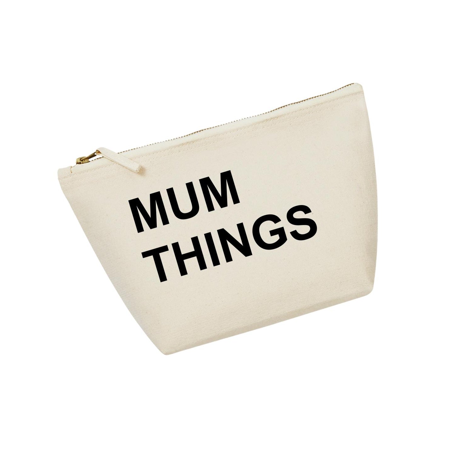 Canvas Accessory Bag - Mum Things