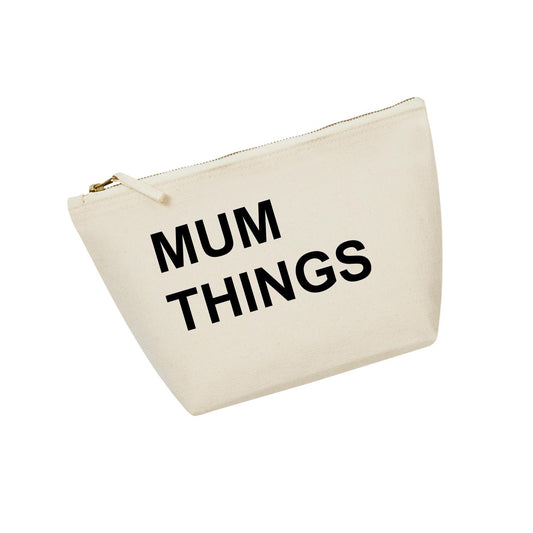 Canvas Accessory Bag - Mum Things