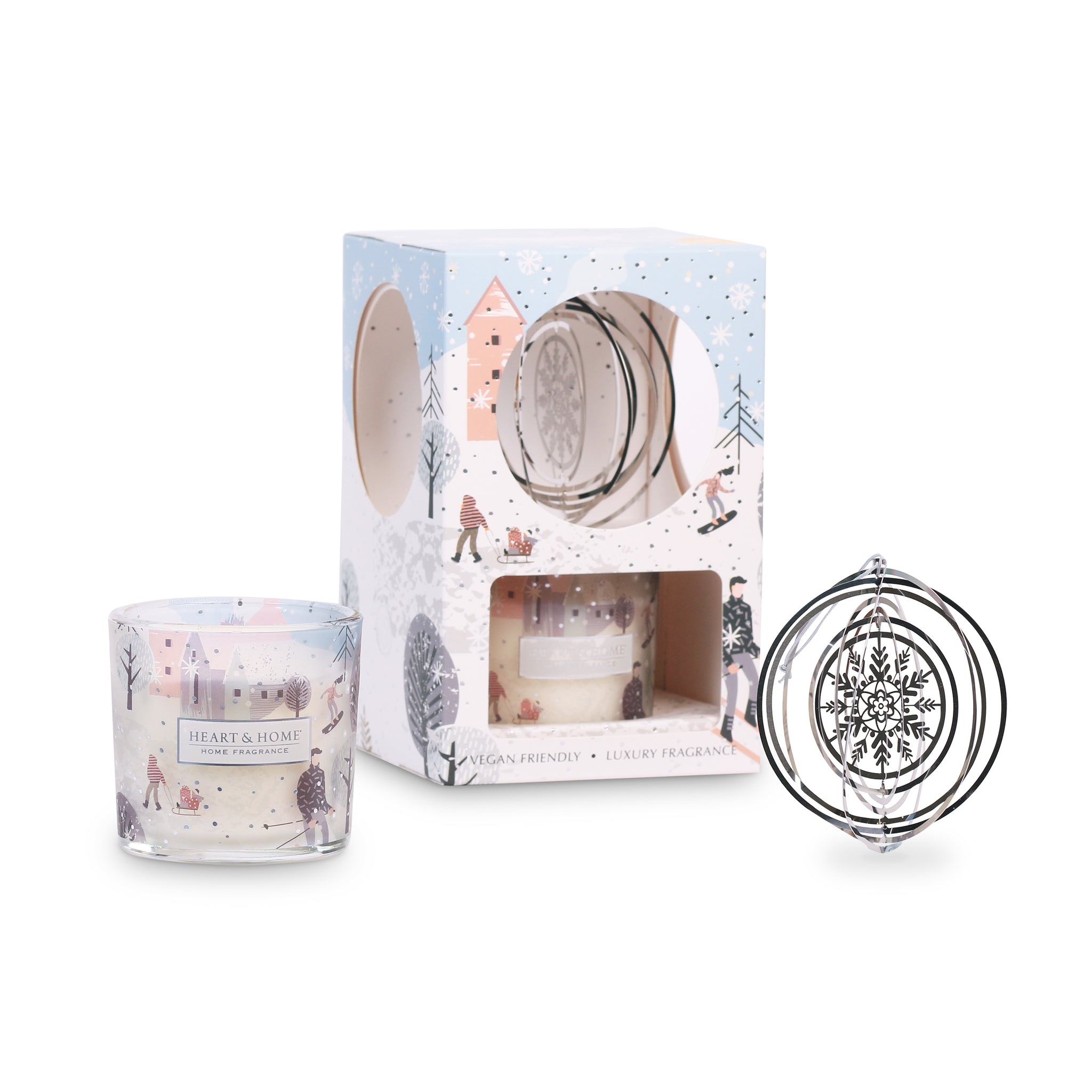 Candle And Tree Decoration Gift Set