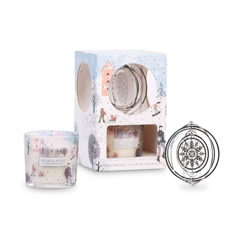 Candle And Tree Decoration Gift Set